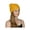 Mustard, variant on Knit Soft Stretch Beanie Cap, Mustard