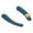 Blue, variant on Leodye 2PCS Thickened Household Toilet Seat - Winter Knitted Ring with Handle, Washable Sets -3*14IN