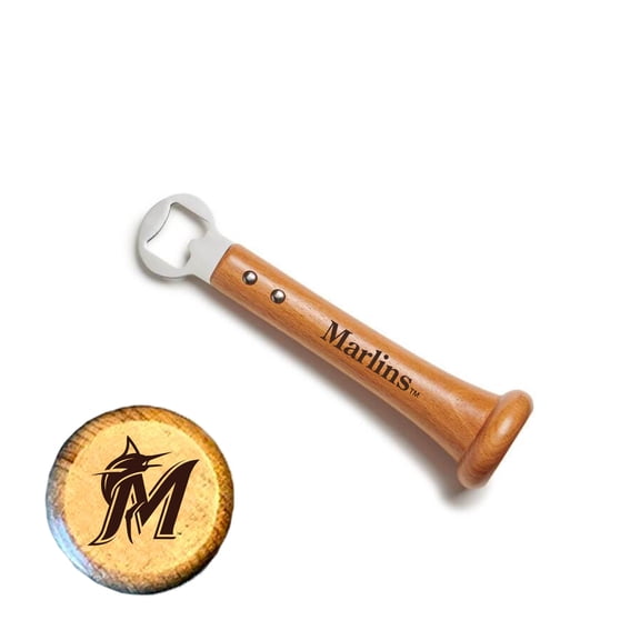 Baseball BBQ Miami Marlins Pickoff Bottle Opener