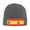 Deep Heather, variant on Flag Of Spain Beanie Hat Men Women Warm Printed Cap Knit Beanies Hats Outdoor Winter Gray