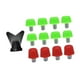 thumbnail image 3 of Pieles de zapatos de zapatos de fútbol de 12 piezas Caballeros de rugby M6 Spikes de zapatillas de fútbol para zapatillas de fútbol para zapatillas de Verde 8 mm rojo 11 mm, 3 of 8