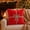 🌻 Red#128, variant on Christmas Throw Pillow with Striped Bow Gift Box Design - Soft Fuzzy for Sofa Couch Home Decor