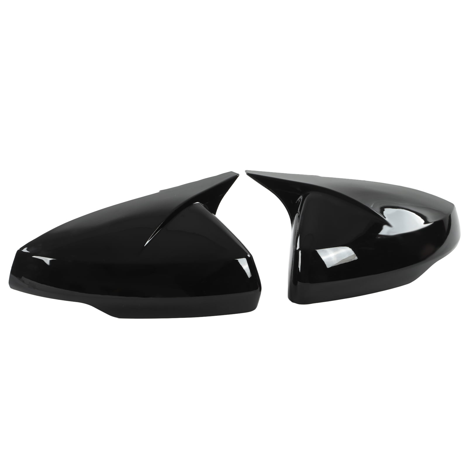 Left Passenger Side Wing Mirror Cover Aftermarket 6343387-4885 Black, Grained 