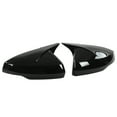 thumbnail image 2 of Rearview Mirror , Side Mirror Cover Left Right  For Car Glossy Black, 2 of 8