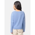 thumbnail image 4 of Ozark Trail Girl's Graphic Long Sleeve Tee, Sizes 4-18 & Plus, 4 of 7