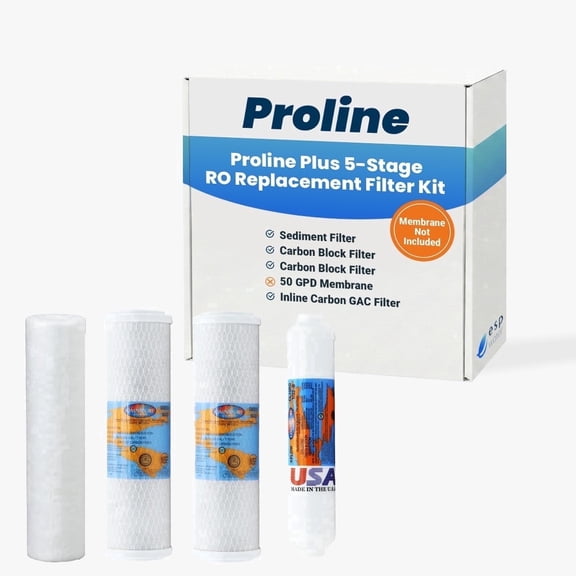 Proline Plus RO Filter Replacement Kit - Membrane Sold Separately