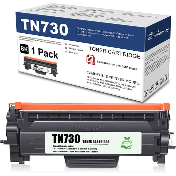 TN730 TN730 Compatible Toner Cartridge Black Replacement for Brother