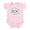 Petal Pink, variant on CafePress - ADK Oval Infant Bodysuit - Baby Light Bodysuit, Size Newborn - 24 Months