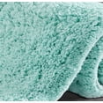 thumbnail image 5 of Jean Pierre "They" 21"x34" Cotton Bath Rug, Aqua, 5 of 8