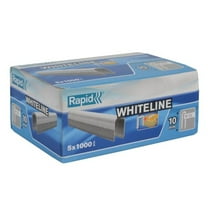 Rapid - 28/10 10mm DP x 5m White Staples (Box 1000 x 5)