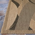 thumbnail image 5 of Couristan Recife Seagrass Indoor / Outdoor Area Rug, Natural- Black, 3'9" x 5'5", 5 of 7