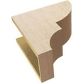 thumbnail image 6 of 7"W x 14"D x 14"H Classic Ridgewood Rough Cedar Woodgrain TimberThane Corbel, Primed Tan, 6 of 6