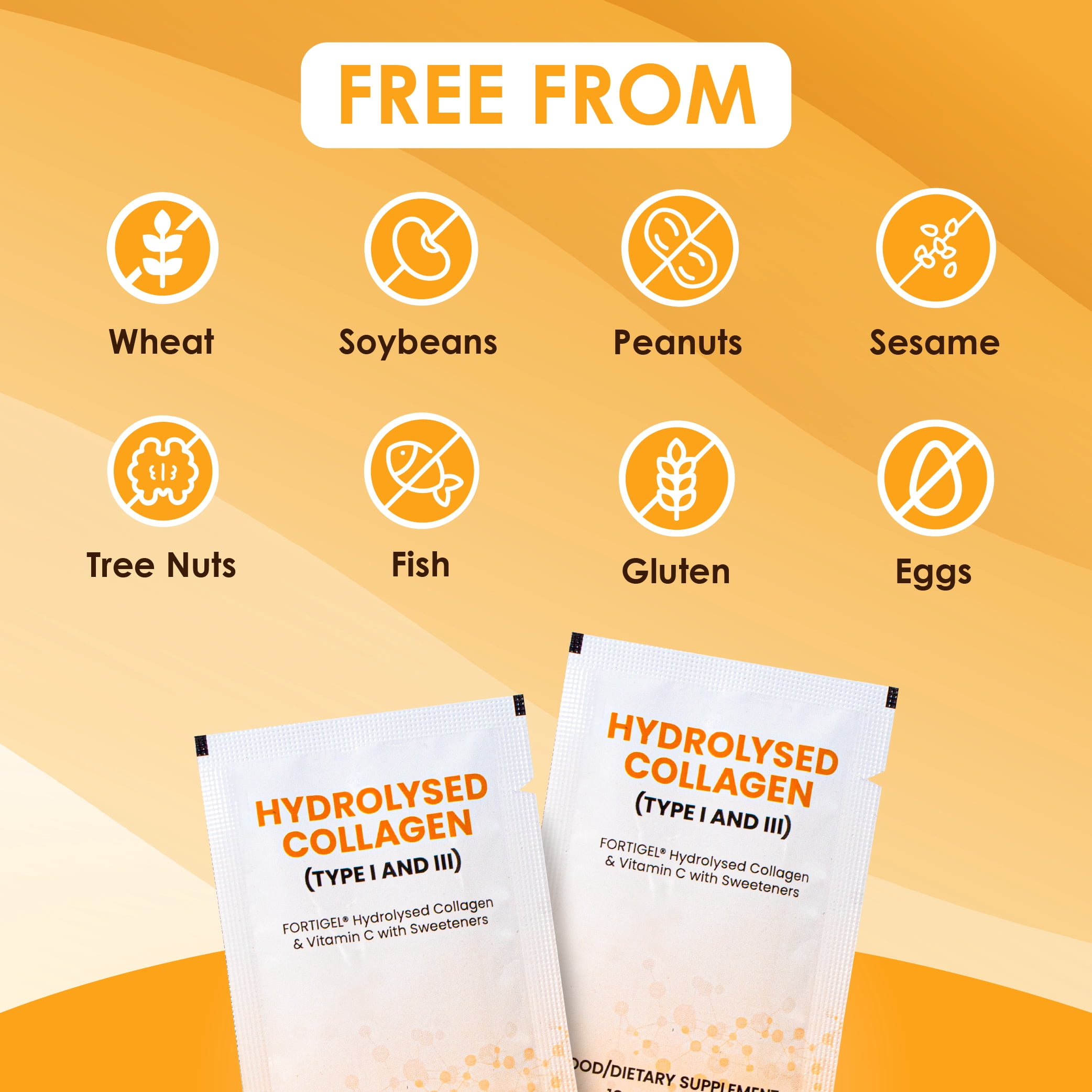 Rawleigh BCP-Max Bioactive Collagen Peptide Sachets for Skin & Joint Care, 30 Count