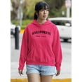 thumbnail image 2 of California 1992 Banner Hoodie Women - Women Hoodie, 2XL, 2 of 4