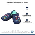 thumbnail image 5 of CTM Boy's Animal Assorted Slippers, 5 of 5