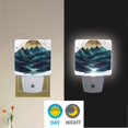 thumbnail image 2 of Yayeee LED Plug in Night Light for The Home with Auto Dusk to Dawn Light Sensors, 2 Pack, Blue Mountains, 2 of 6