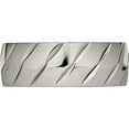thumbnail image 3 of Titanium Polished Diamond Cut 8mm Band (Size 8) Made In China tb456-8, 3 of 5