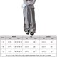 thumbnail image 2 of Pantalones Anchos Pantalones holgados Y2K para mujer, pantalones de chándal informales con cintura elástica, ropa de calle de moda Hip-Hop Cgtredaw para Mujer Gris T L, 2 of 9