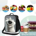 thumbnail image 4 of Naloa Smiling Polar Bear Lunch box Lunch bag for men women Large capacity Lunchbox Insulated Lunch bag Lunch box cooler, 4 of 7