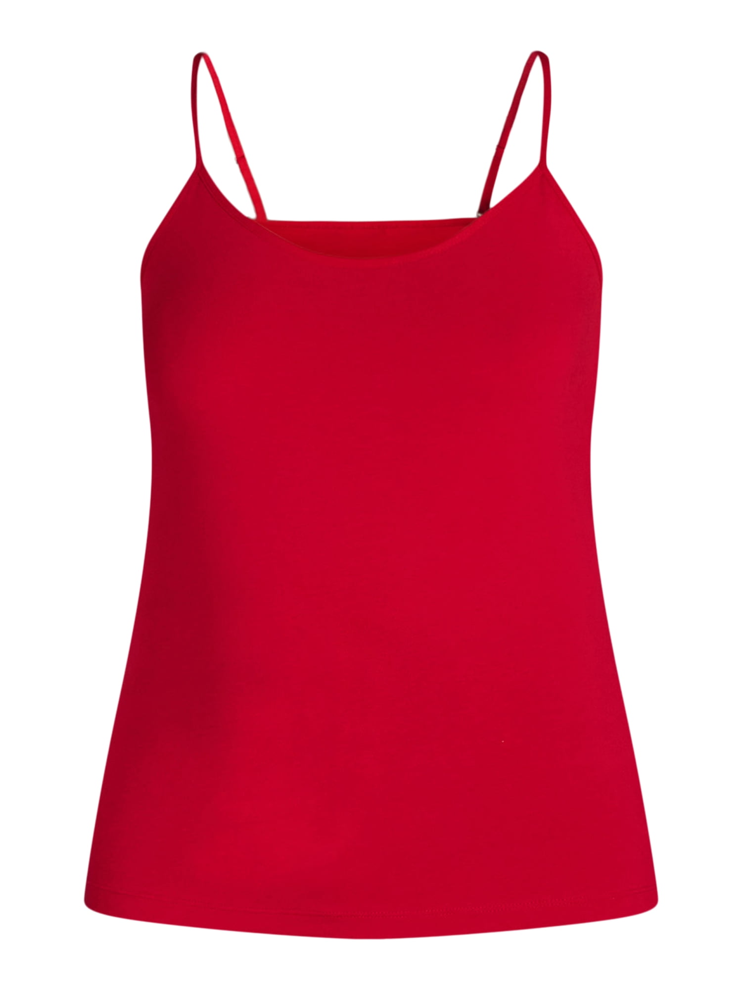 Time and Tru Women's Cami with Adjustable Straps, Sizes XS-XXXL