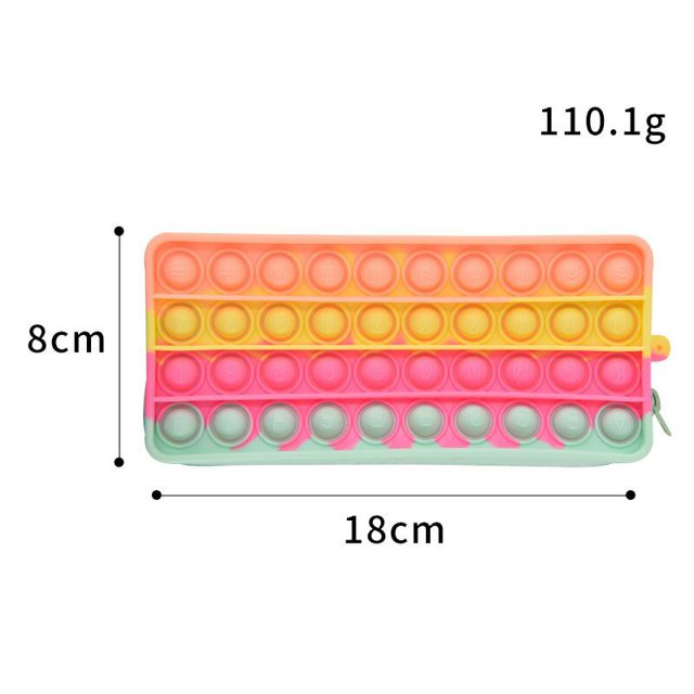 Pop Its Notebooks - 50 Page Lined School Writing Book Fidget Toy AND PENCIL CASE Educational Supplies