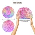 thumbnail image 5 of Naloa Colorful Glitters Adjustable Hair Bonnet for Sleeping, Hair Wrap Sleep Cap Turban for Women Men, Curly Straight Hair Long Large Braid Unisex, 5 of 6