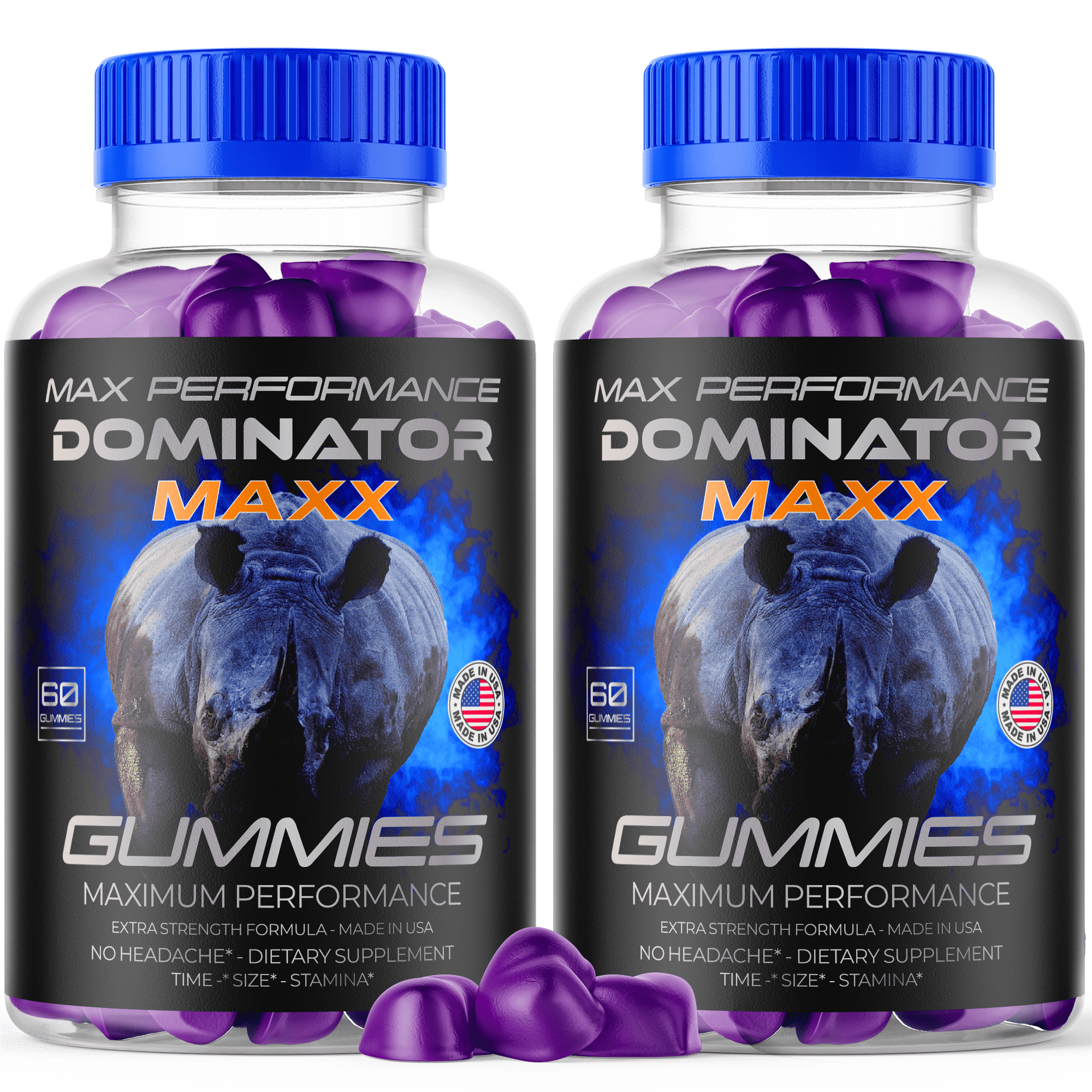 DOMINATOR MAXXX 15 GUMMIES - Énergie Et Performances - Date De Péremption 08/2026 - Neuf