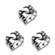 thumbnail image 2 of Guardurnaity Antique Rings Cool Plating Exaggerated Trend Gifts Adjustable Men Size Personality Ring Style Jewelry for Summer Holiday Type1 NO1, 2 of 6