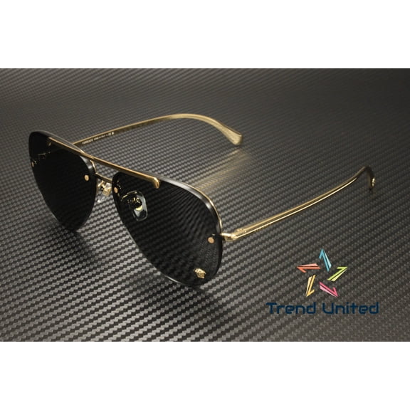 Versace Sunglasses VE2231 100287 60mm Gold / Dark Grey Lens Optical Women