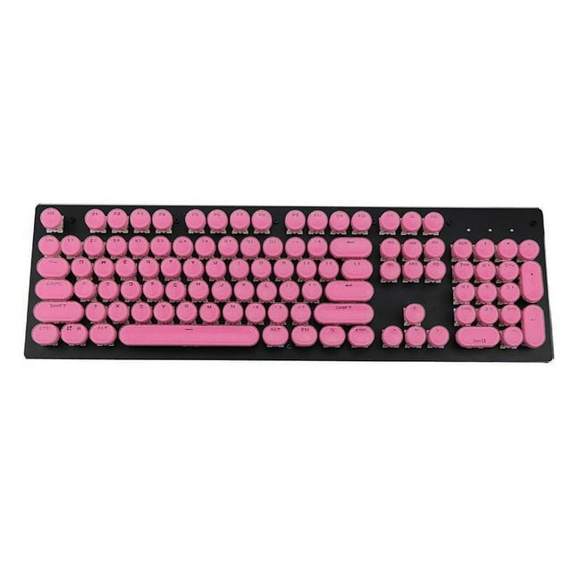 Key Cap Fancy LED Gaming Mechanical Keyboard Steampunk Typewriter Key Cap 104 Keys Backlit Classy Player Stylized