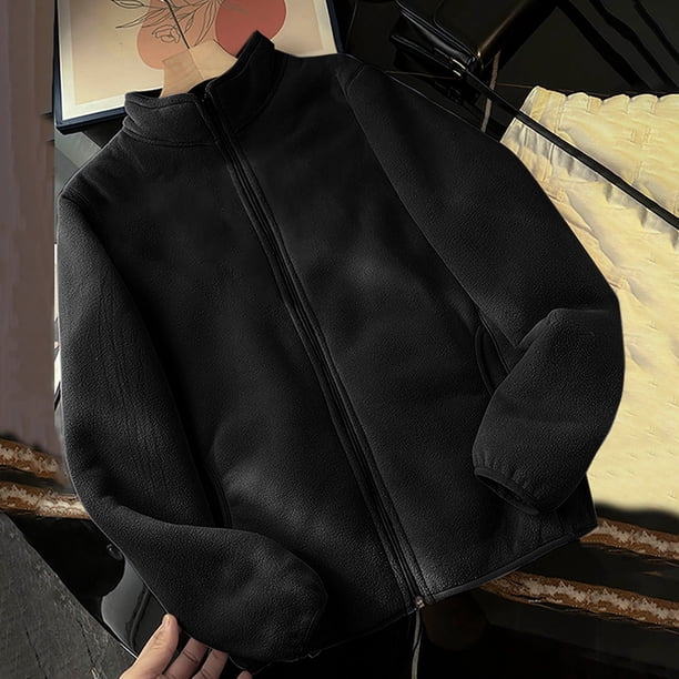 Abrigo y chaquetas informales sin capucha de manga larga para mujer, color liso, con bolsillos, estilo Cultivate Oneself, blusa de poliéster para mujer