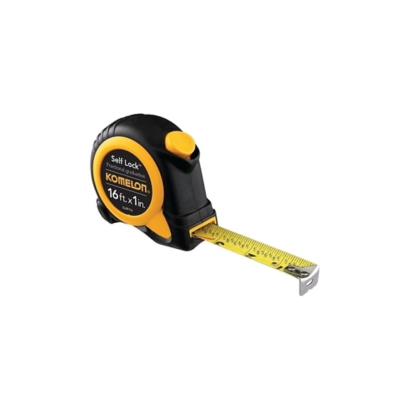 Self Lock Speed Mark Tape, 1 in x 16 ft, SAE, Yellow