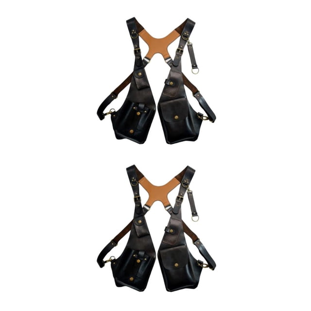 Cateissary Bolsa Antirrobo para Hombro Resistente y Duradera Cómoda y Práctica Negro 2Conjunto