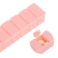 thumbnail image 3 of Unique Bargains 1 Pc Pill Case 7 Grid Portable Pill Box Pink, 3 of 6