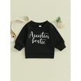 thumbnail image 4 of Lamuusaa Baby Hoodie, Long Sleeve Crew Neck Sweatshirt Letters Fall Clothes for Girls Boys, 4 of 9