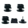 Uxcell Adjustable Leveling Feet 38 x 38mm Square Inserts Furniture Glide 4 Sets