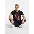 thumbnail image 5 of Marvel Spider-Man, Men's & Big Men's Graphic Tee, Big Face Poster, Sizes S-3XL, 5 of 7