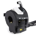 thumbnail image 1 of Interruptor de control del manillar, 2 interruptores de arranque eléctricos universales de 7/8'' para accesorios de motocicletas, elegantes y modernos, 1 of 9