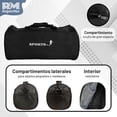 thumbnail image 3 of Maleta Deportiva Mochila Para Gimnasio Casual Rm Regalomex YC018719 negro GRANDE, 3 of 7