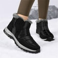 thumbnail image 6 of YOURDIARY Womens Winter Snow Boots Ankle-High Boots Warm Fur Lined Waterproof Insulated Slip-On Outdoor Shoes, 6 of 8