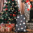 thumbnail image 4 of Christmas Bags Drawstring,Dark Christmas Snowman Pattern Large Xmas Christmas Gift Bags,Reusable for Xmas and New Year Party Favors and Supplies,27.6" X 19.7", 4 of 5