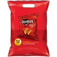 thumbnail image 3 of Doritos Nacho Cheese Flavored Tortilla Chips Snack Chips, 1 oz Bags, 12 Count Multipack, 3 of 5