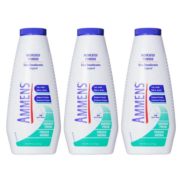Ammens TalcFree Medicated Powder. Shower Fresh, Cool and Soothing