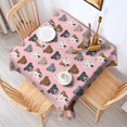 thumbnail image 2 of Pit Bull Terrier Square Tablecloth,Waterproof Square Table Cover,Wipeable Spillproof Washable Table Cover for Home Kitchen Party Decor 42"X42"(107x107cm), 2 of 6