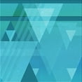 thumbnail image 1 of Ahgly Company Indoor Square Patterned Dark Turquoise Green Area Rugs, 7' Square, 1 of 6