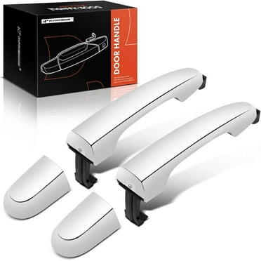 A-Premium Outside Exterior Door Handles Compatible with Kia Sorento 20112012 2013 2014 2015, Chrome, 2-PC Set, Rear Driver and Passenger Side