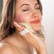 thumbnail image 5 of 4 almohadillas de loofah facial premium, almohadillas de limpieza natural para la cara exfoliante, esponjas compatibles con piel facial limpia y vibrante (4 paquetes) Afortunado Sencillez, 5 of 5