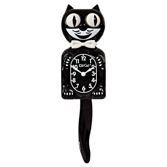 Kit de reloj de pared Cat Klock Gentlemen The Original Classic Black