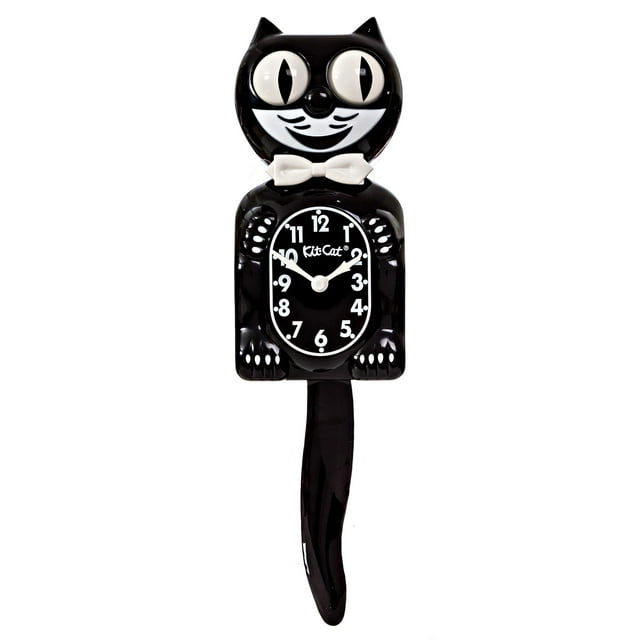 Kit de reloj de pared Cat Klock Gentlemen The Original Classic Black