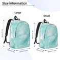 thumbnail image 4 of Naloa Canvas Backpack for Men Women Blue Marble Print Rucksack Casual Travel Daypack Large and Small Durable College Tote Satchel Bookbag for Teens, 4 of 8